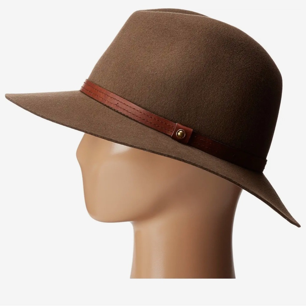 rag & bone Brown Hat with Black Band